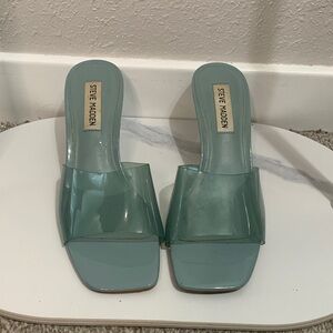 Steve Madden Women's Aqua Mules
